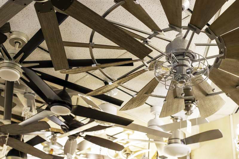 Ceiling Fans — Wholesale Lighting Daytona showroom