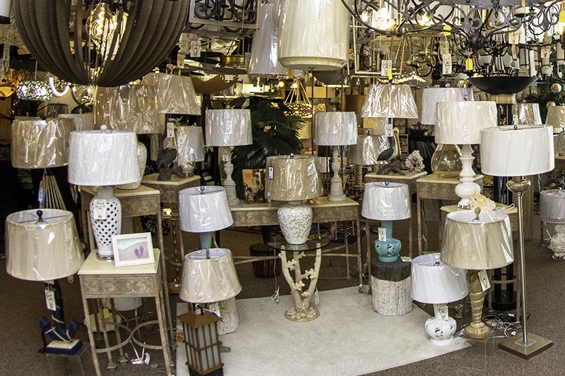 Table Lamps — Wholesale Lighting Daytona showroom