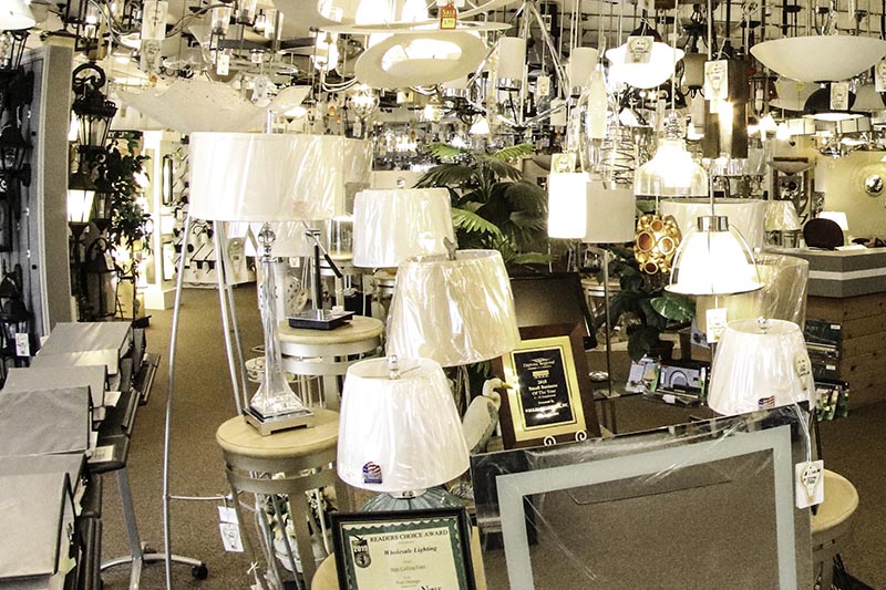 Lamps — Wholesale Lighting Daytona showroom